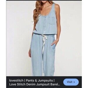 Denim jumpsuit